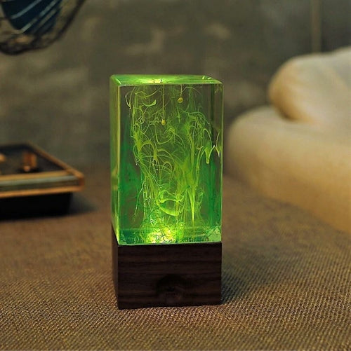 Resin table decor